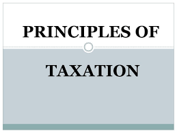 Taxation Principles
